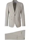 Dsquared2 Straight Wool Suit In Grey