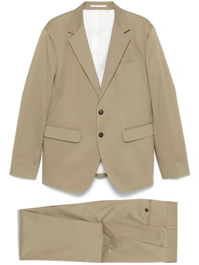 Dsquared2 Single-breasted Suit In Neutrals