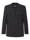 Dsquared2 Single-breasted Tailored Blazer In Black