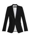 Dsquared2 Long-sleeved Single-breasted Tailored Blazer In Black