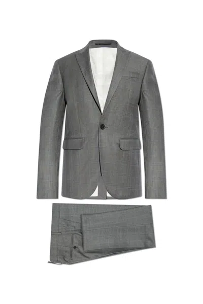 Dsquared2 Single Breasted Two-piece Tailored Suit In Grey