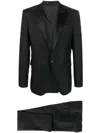 Dsquared2 Single-breasted Two-piece Suit In Black
