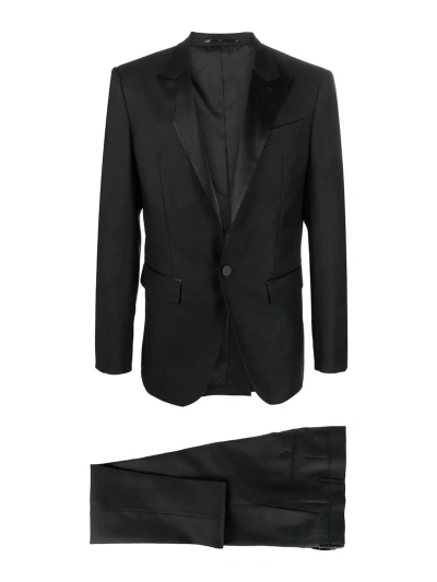 Dsquared2 Single-breasted Two-piece Suit In Black