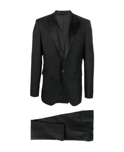 Dsquared2 Single-breasted Two-piece Suit In Black