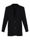 Dsquared2 Single-breasted Wool Blazer In Black