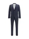 Dsquared2 Men Single-breasted Wool-blend Suit In Blue