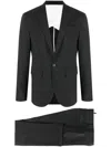 Dsquared2 Single-breasted Wool-blend Suit In Gray