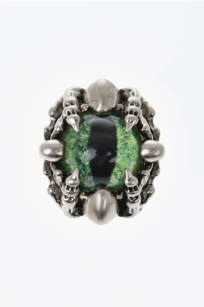 Dsquared2 Single Clip-on Earrings With Eye In Transparent