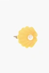 Dsquared2 Single Clip-on Shell Shaped Earring With Central Bead