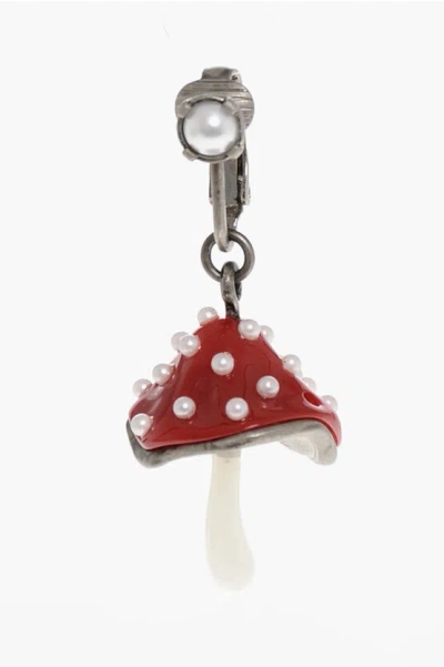 Dsquared2 Single Earring With Mushroom Shaped Pendant