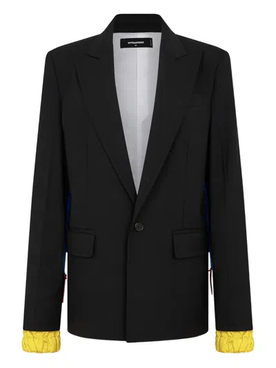 Dsquared2 Single-breasted Blazer In Black