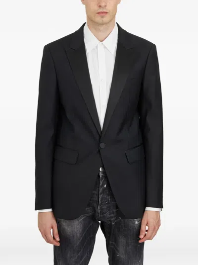Dsquared2 Single-breasted Blazer In Black
