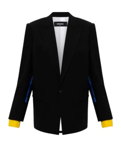 Dsquared2 Single-breasted Blazer In Black