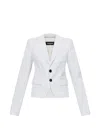 Dsquared2 Single-breasted Blazer In White