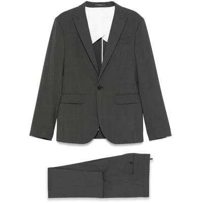 Dsquared2 Single-breasted Suit In Gray