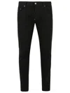 Dsquared2 Cotton Cargo Trouser With Logo Patch In Black