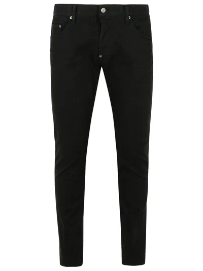 DSQUARED2 'SKATER' BLACK COTTON JEANS