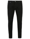 Dsquared2 Cotton Cargo Trouser With Logo Patch In Black