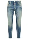 Dsquared2 'skater' Blue Denim Jeans Men In Blue