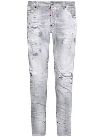 DSQUARED2 SKATER DISTRESSED-FINISH JEANS