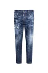 Dsquared2 Dsquared Men Straight Jeans With A Lived-in Effect