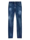 Dsquared2 Skater Distressed Jeans In Blue