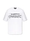 Dsquared2 White Graphic T-shirt In White