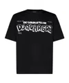 Dsquared2 Skater Fit T-shirt With Contrasting Print In Black