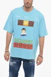 Dsquared2 Skater Fit T-shirt With Graphic Print In Blue