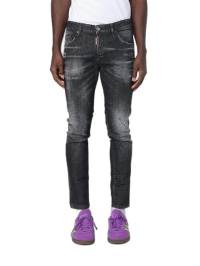Dsquared2 Skater Jean Black In Multi