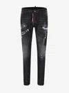 Dsquared2 Pioner Wash Skater Jeans In Black