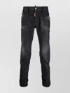 Dsquared2 Skater Jean Distressed Faded Effect In Black