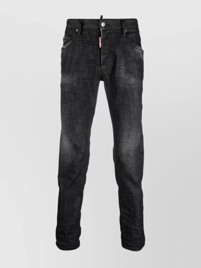 DSQUARED2 SKATER JEAN DISTRESSED FADED EFFECT