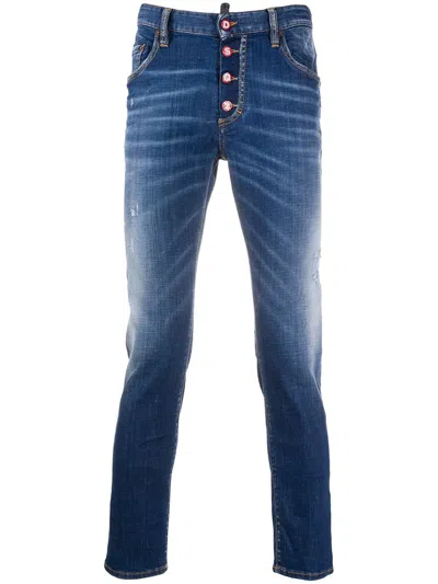 Dsquared2 Skater Jeans In Blue