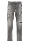 Dsquared2 Distressed Skater Jeans Paint Splatter