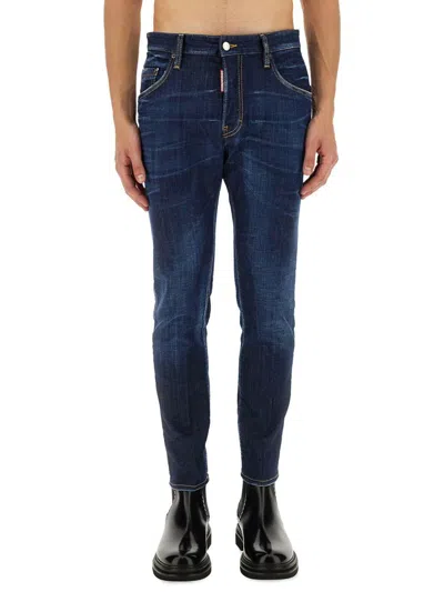 Dsquared2 Skater Jeans In Blue
