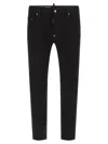 Dsquared2 Sleek Black Jeans With Comfortable Stretch Fabric And Modern Fit In Black