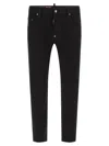 Dsquared2 Sleek Black Jeans With Comfortable Stretch Fabric And Modern Fit In Black