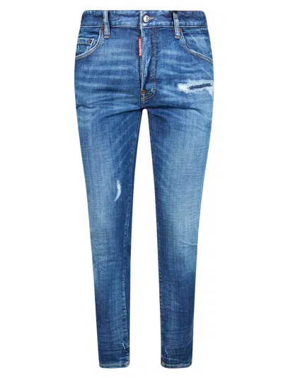 Dsquared2 Skater Jeans In Blu