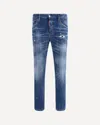 Dsquared2 Dsquared Stretch Denim Skater Jeans In Blue