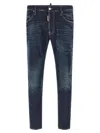 Dsquared2 Belt Loop Jeans In Blue
