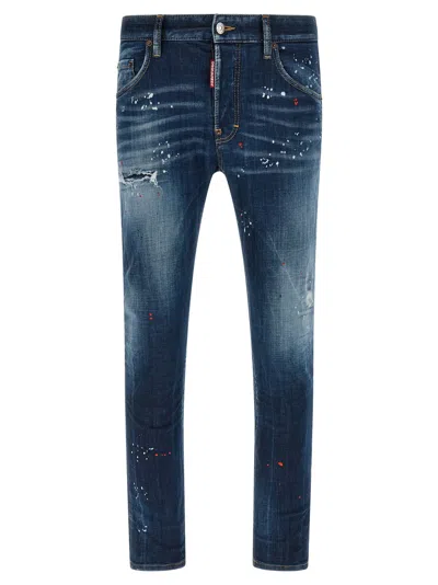 Dsquared2 Skater Jeans In Blue