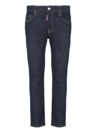 Dsquared2 Skater Jeans In Blue