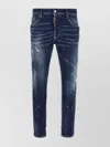 Dsquared2 Skater Jeans Distressed Faded Effect In Blue