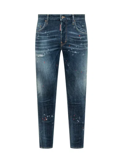 Dsquared2 Skater Jeans Edition In Navy Blue