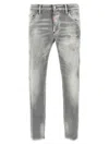 Dsquared2 Grey Skater Jeans In Gray