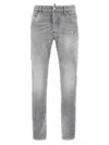 Dsquared2 Dsquared Grey Stretch Denim Skater Jeans In Black