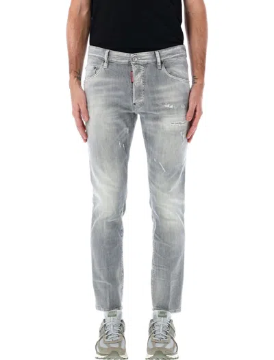 Dsquared2 Skater Jeans In Gray