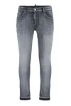 Dsquared2 Gray Skater Jeans In Gray