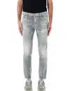 Shop Dsquared2 Skater Jeans In Grey